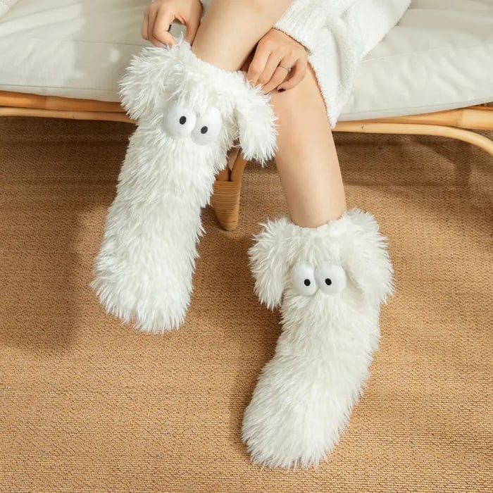 LAST DAY 49% OFF🔥Women's Non-Slip Plush Slippers Socks | Winter Cozy Socks✨