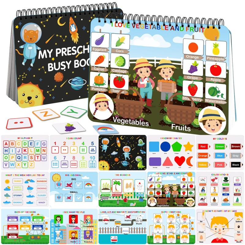Last Day 49% OFF 🔥Montessori Busy Book for Kids [30 Themes]
