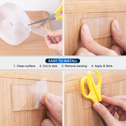 Hot Sale 🔥🔥Multipurpose Transparent Double Sided No