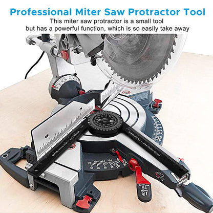 Last Day 49% OFF 🔥Aluminum Miter Saw Protractor-Best Angle Measurement Tool