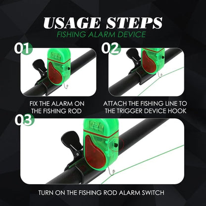 Last Day 49% OFF🔥Fishing Bite Alarm with LED Light🎣