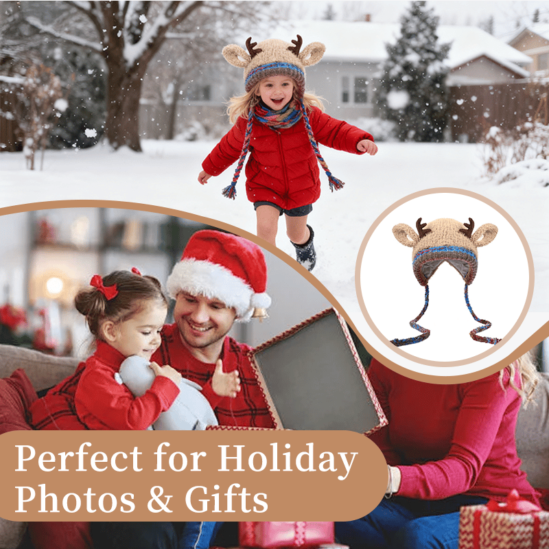 2025 Christmas On Sale🎄Original design Festive Christmas Antler Hat