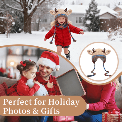 2025 Christmas On Sale🎄Original design Festive Christmas Antler Hat