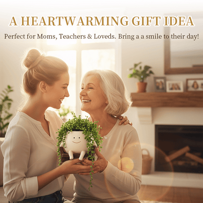 Last Day 49% OFF🔥Smily Face Garden Planter Pot