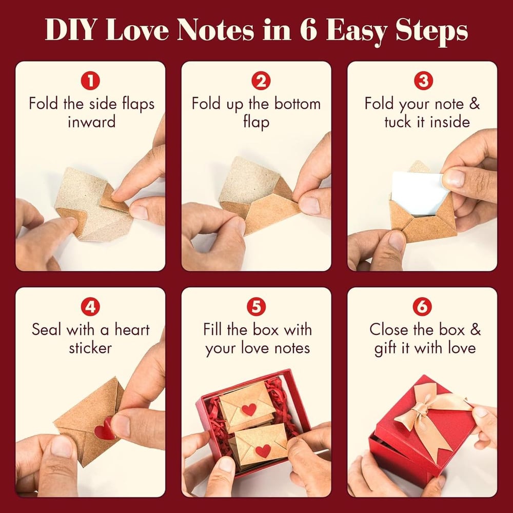 Valentine's Day Special: 49% OFF❤️Mini Blank Cards & Envelopes for Him Her 🥰 Cute Valentine's Day Anniversary Gift