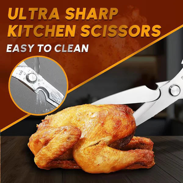 🔥-Kitchen Scissors All Purpose（The Real Effect of The Video）
