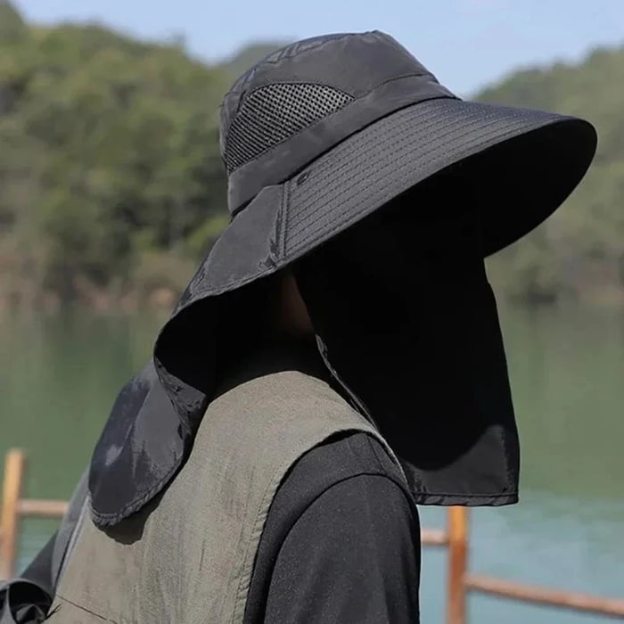 ☀️Summer Sale: 49% Off—A detachable sun hat that offers both face and neck protection🧢