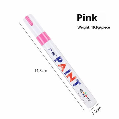 ✍️ 🌟 Waterproof Tire Paint Pen - Permanent Oil-Based Marker for Rims.
