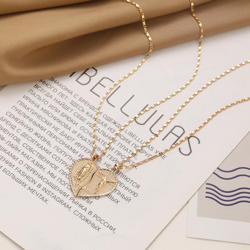 Last Day 49% OFF🔥18K Gold-Plated Double Chain Prayer Pendant Set