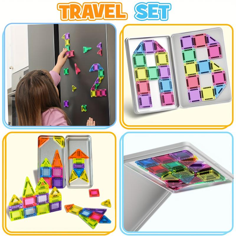 Last Day 49% OFF🔥Mini Magnetic Tile Toys with Iron Box