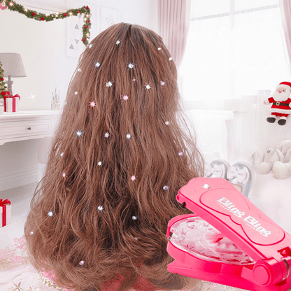 🎄Christmas Special 49% OFF💎Shining Bling Diamond Hair Sparkle Stapler Machine Set
