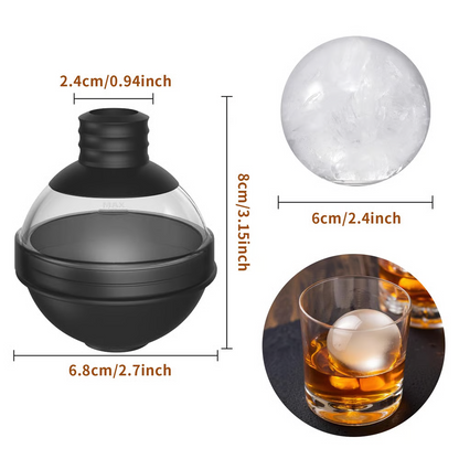 LAST DAY 49% OFF🔥Silicone Ice Ball Molds for Whiskey🥃❄️
