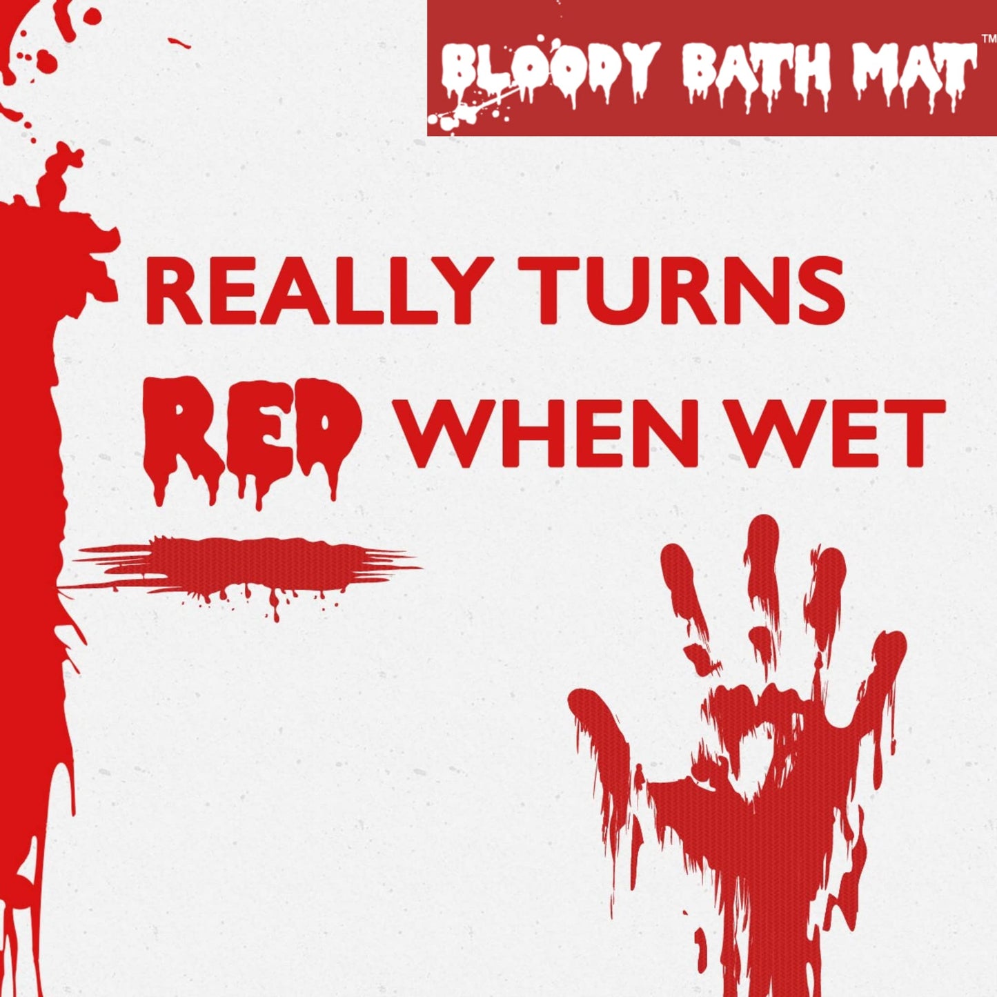 Halloween Special 49% OFF 🔥Bloody Bath Mat – Turns Red When Wet