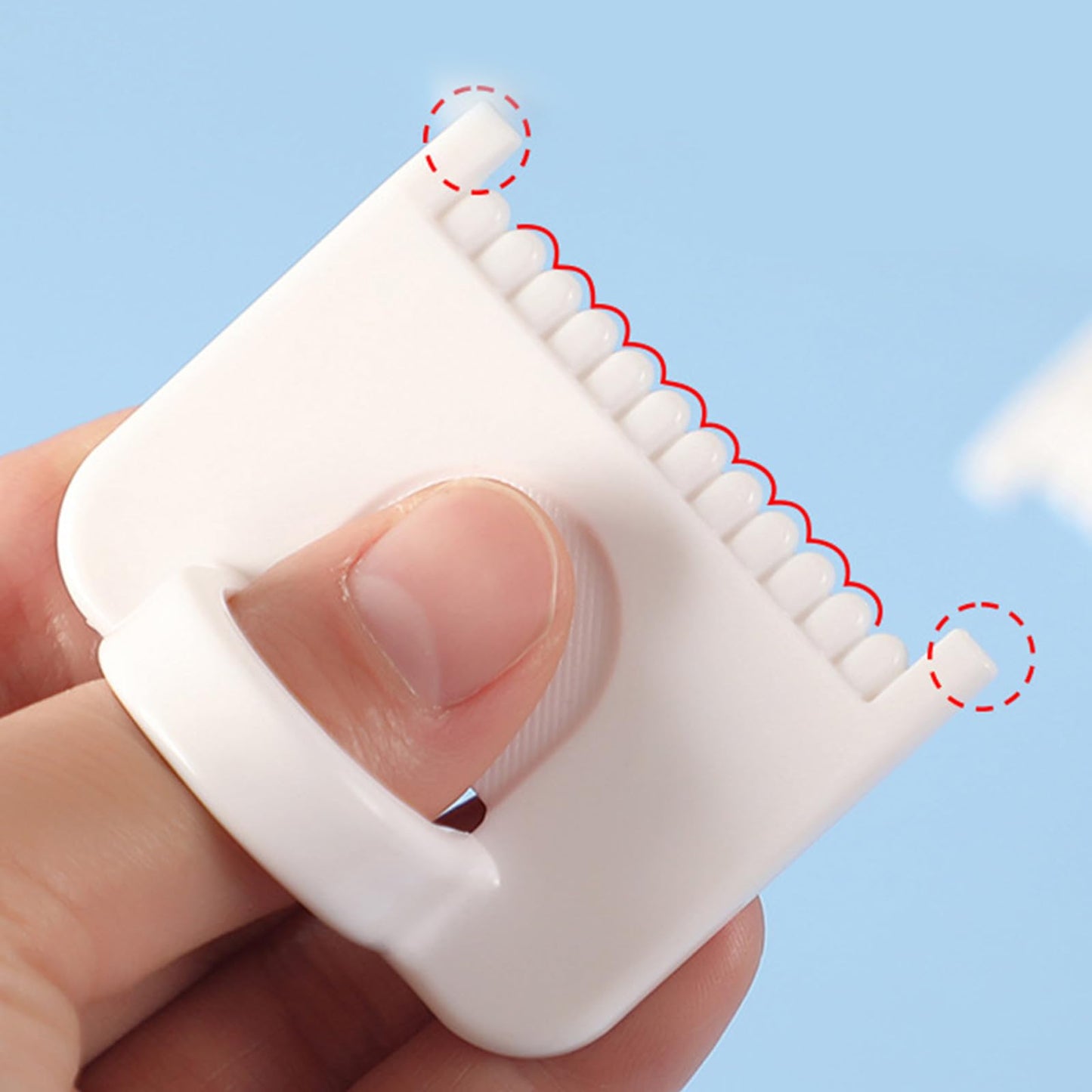 🧵 Precision Sewing Guide Tool – Finger Protector & Stitch Alignment Aid ✨
