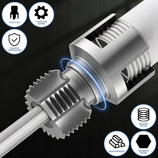 🔥 2-Way Pipe Tapping & Threading Tool — 1/2" & 3/4" | Fast Internal & External Threading