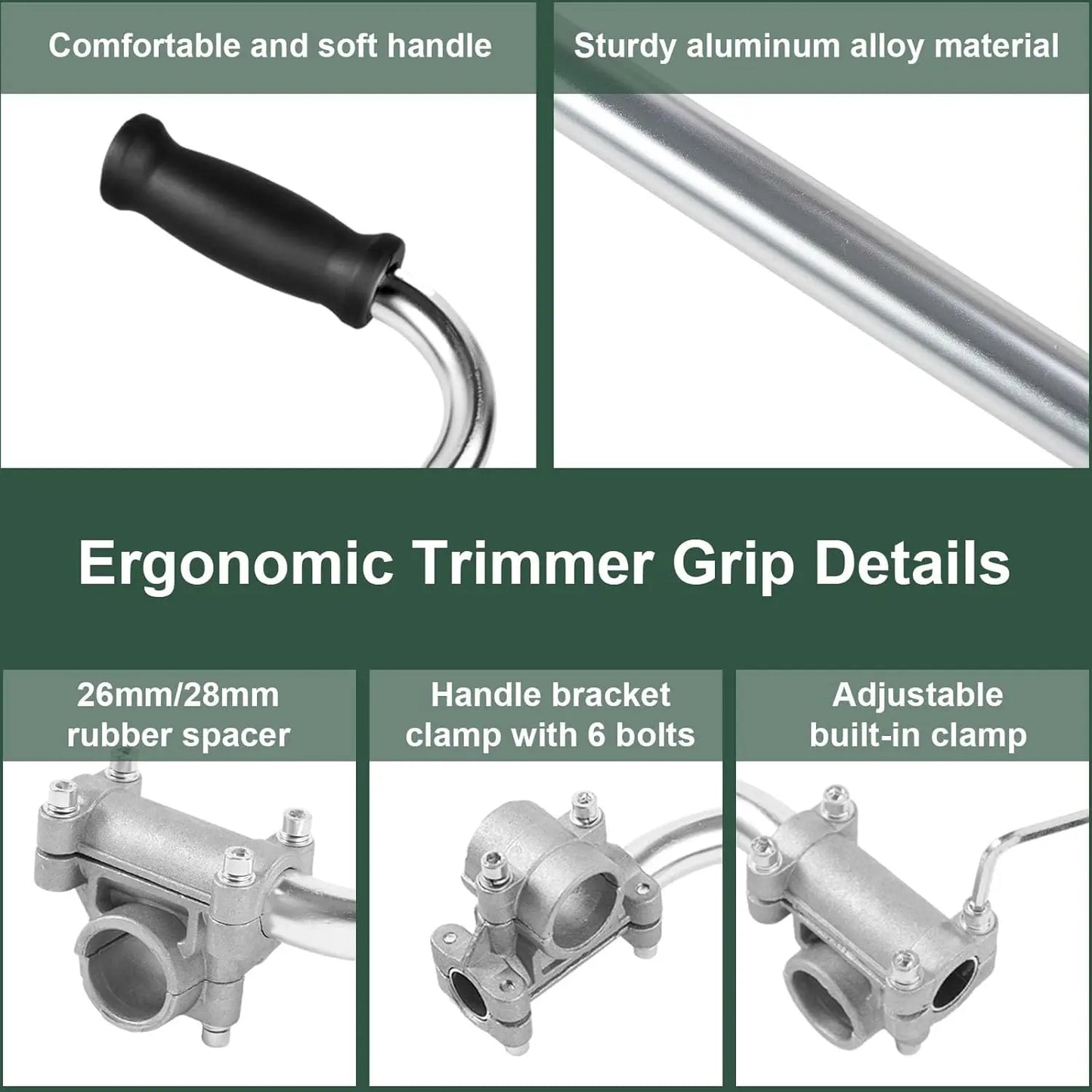 🌿 Last Day 49% OFF – Aluminum Grass Trimmer Handle 🔧 Lightweight & Ergonomic Grip