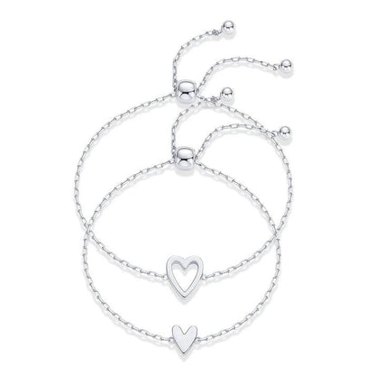 Last Day 49% OFF🔥Matching Heart Bracelets for Women