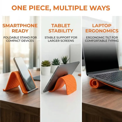 Flexible silicon Phone holder stand – Bendable Rollable Foldable Design📱✨
