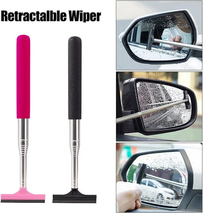 Last Day 49% OFF🔥Retractable Car Rearview Mirror Wiper🚗