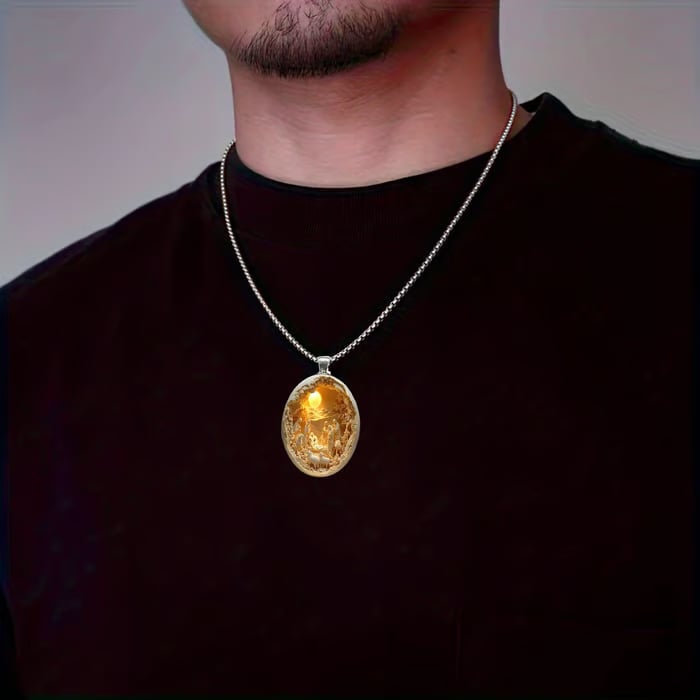 Christmas Nativity Pendant - Faithfulm Anniversary Limited