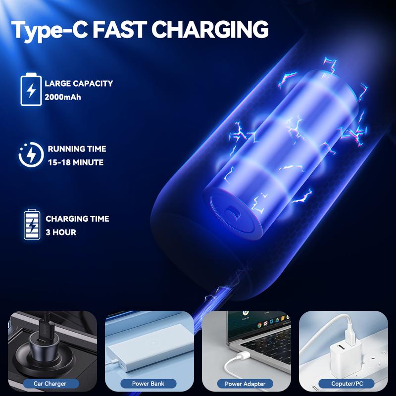 Last Day 49% OFF🔥Handheld Wireless Car Vacuum Cleaner