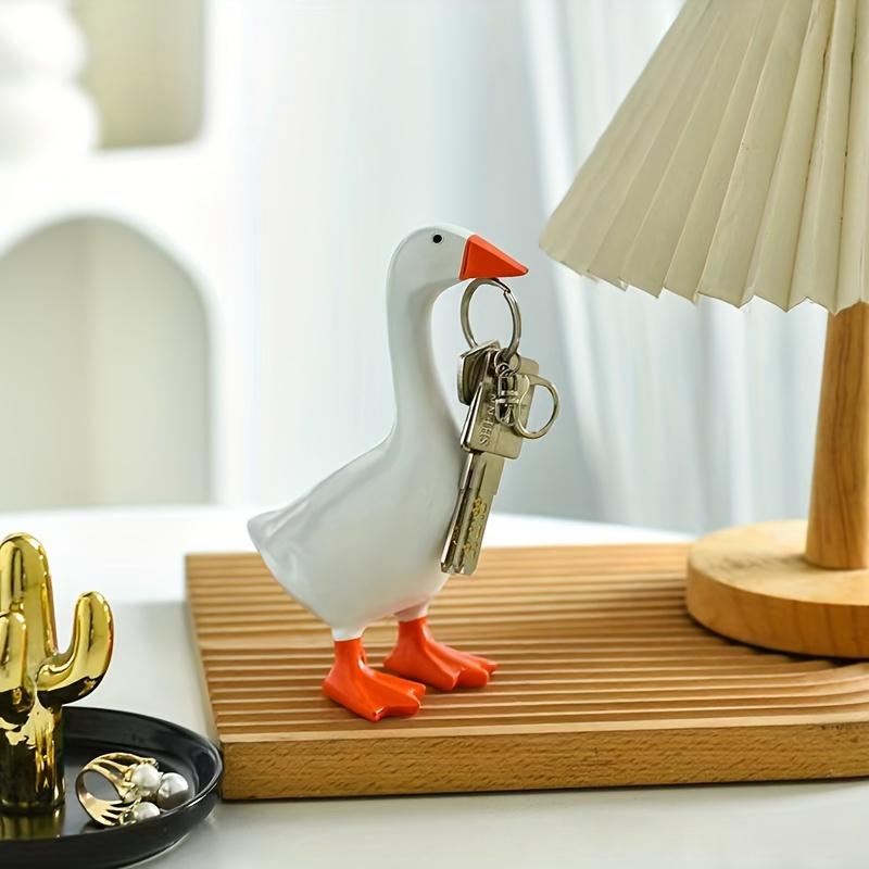 Elegant Resin Goose & Duck Desktop Sculpture for Home Decor