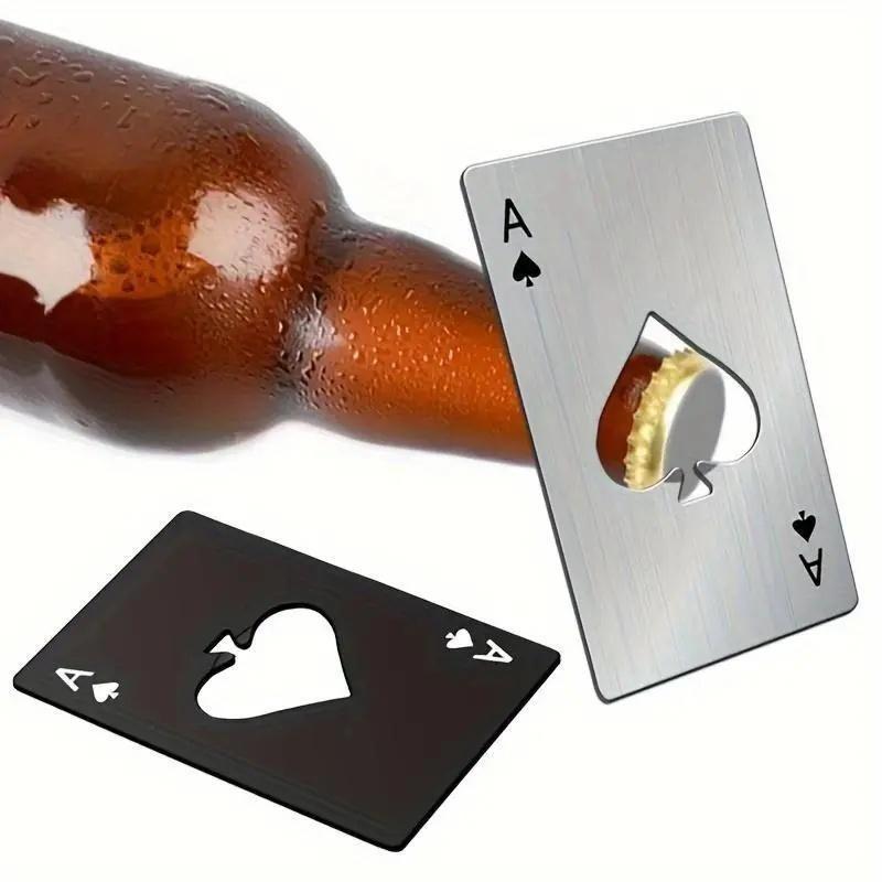 🔥Last Day 49% OFF♠️Ace of Spades Poker Card Bottle Opener