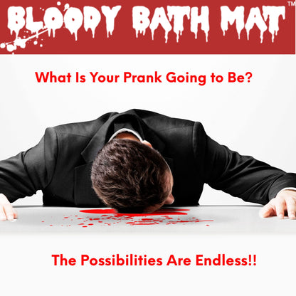 Halloween Special 49% OFF 🔥Bloody Bath Mat – Turns Red When Wet