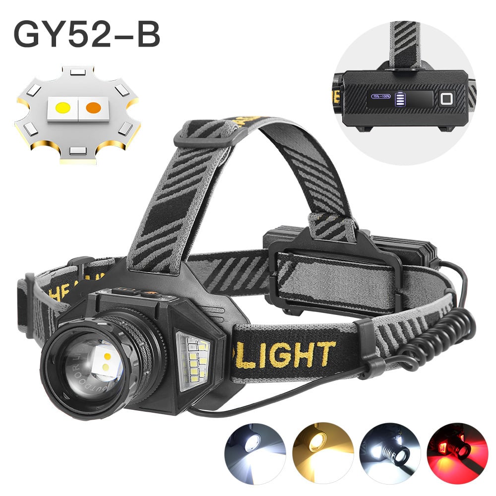 Last Day 49% OFF🔥🔥Super Bright Rechargeable LED Headlamp