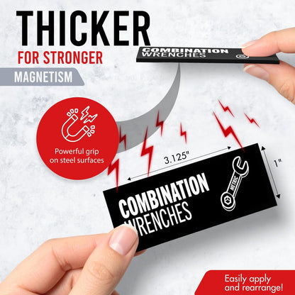 Last Day 49% OFF🔥80-Piece Magnetic Toolbox Labels Kit