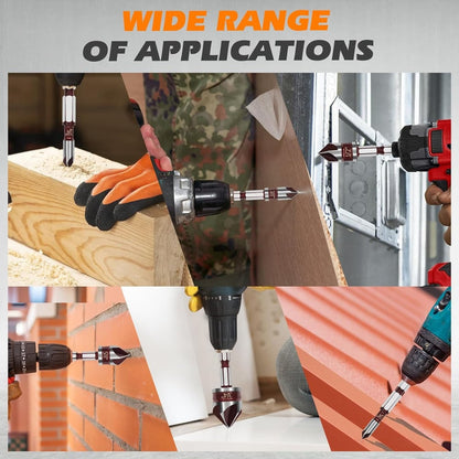 Last Day 49% OFF🔥5-Piece HSS Countersink Drill Bit Set