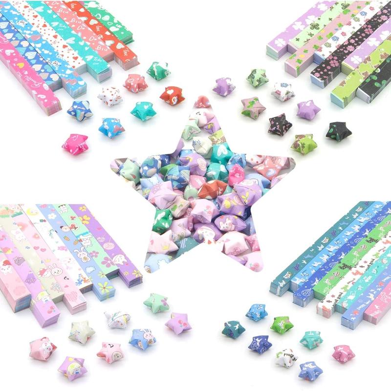 LAST DAY 50% OFF⭐️ Cartoon Star Origami Set — Relax, Create & Decorate! (2700PCS) ✨
