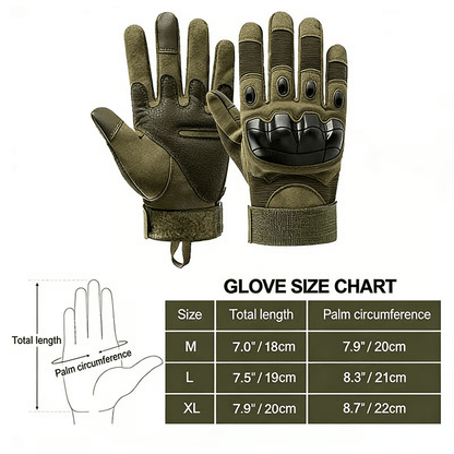 Last Day 49% OFF🔥Tactical Full Finger Gloves with Soft Knuckle Protection
