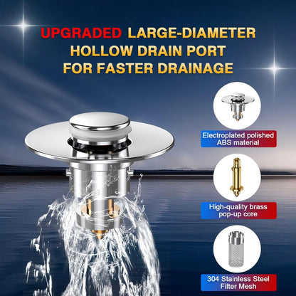 Last Day 49% OFF🔥Universal Stainless Steel Bathroom Drain Strainer