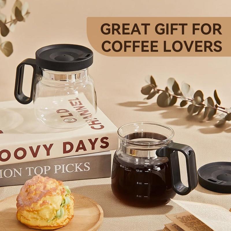 Last Day 49% OFF🔥16oz Glass Coffee Mug – Coffee Pot Style Carafe