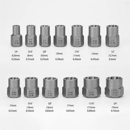 🔥Last Day 49% OFF🔩 Bolt Extractor Tool Set, 13+1 Counts Impact