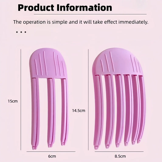 Last Day 49% OFF🔥2Pcs Pink Hair Volume Clips - Root Lifter for Instant Big Hair