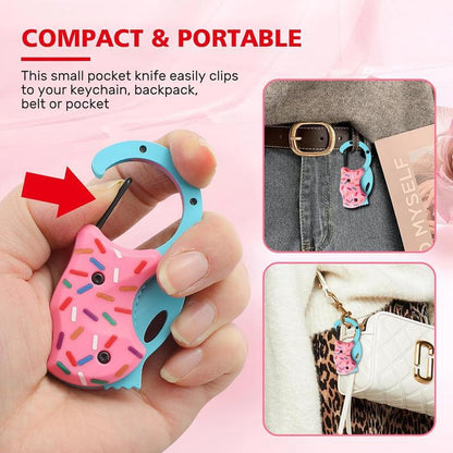 Last Day 49% OFF 🔥 Folding Utility Knife with Unique Donut Design