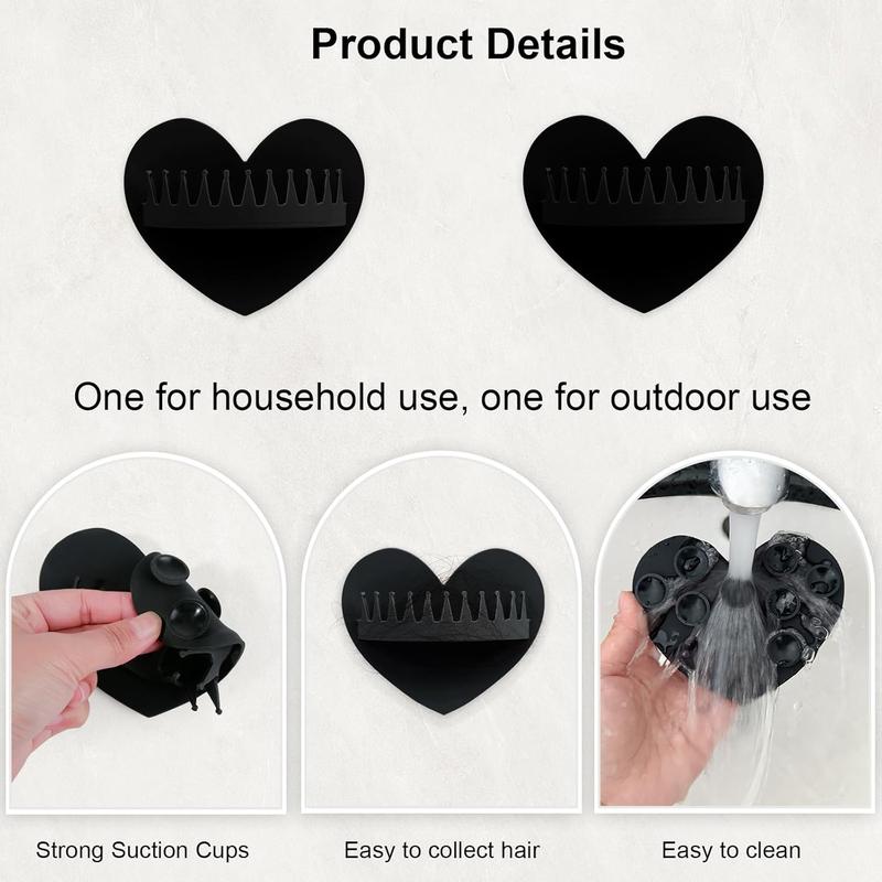 LAST DAY 49% OFF 🔥 No More Clogged Drains – Silicone Wall-Mount Hair Catcher (2PCS)