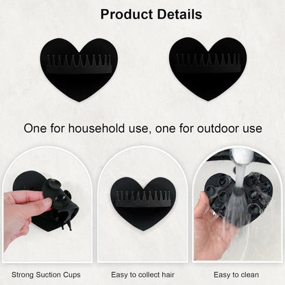 LAST DAY 49% OFF 🔥 No More Clogged Drains – Silicone Wall-Mount Hair Catcher (2PCS)