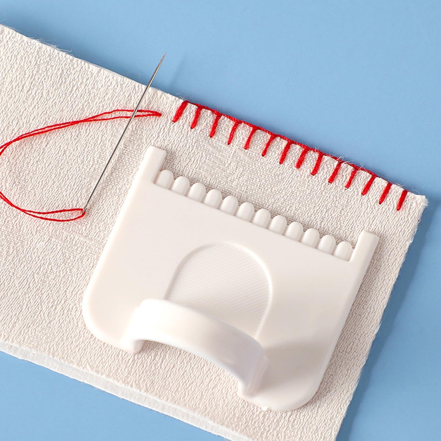 🧵 Precision Sewing Guide Tool – Finger Protector & Stitch Alignment Aid ✨