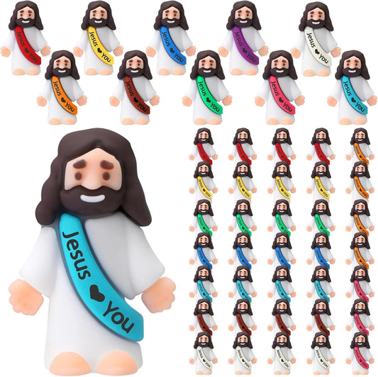 🔥Spread the Love of Jesus, Original Design Mini Jesus Figures✝️ - Jesus Loves You💖