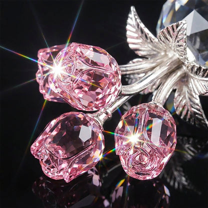 🎁Last Day 49% OFF 🌹Everlasting Crystal Rose Flower Figurine – A Timeless Gift for Mom