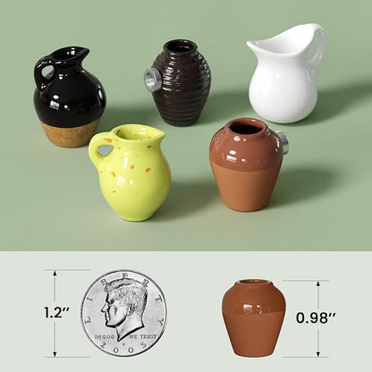 Last Day 49% OFF🔥 Cute Plant Ceramic Vase Fridge Magnets (8pcs)