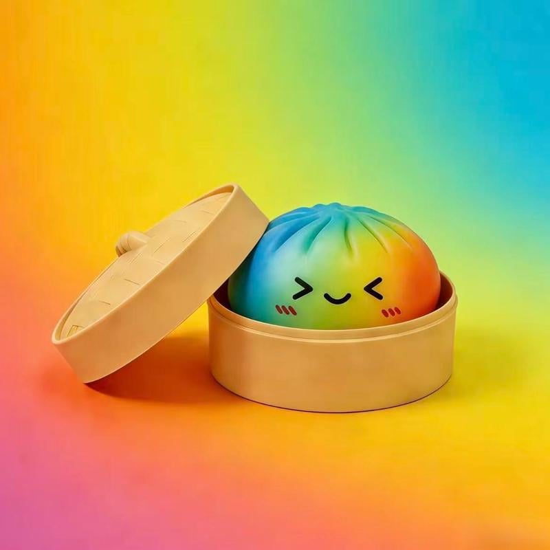 🏆Expressive Big Dumpling Squishy - Blind Box, Mysecret Bun Fidget Toy