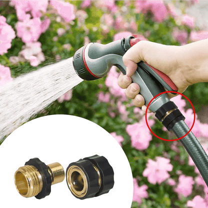 Connect Your Garden Hose In Seconds — No Twisting, No Leaks