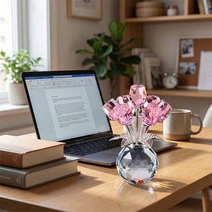🎁Last Day 49% OFF 🌹Everlasting Crystal Rose Flower Figurine – A Timeless Gift for Mom