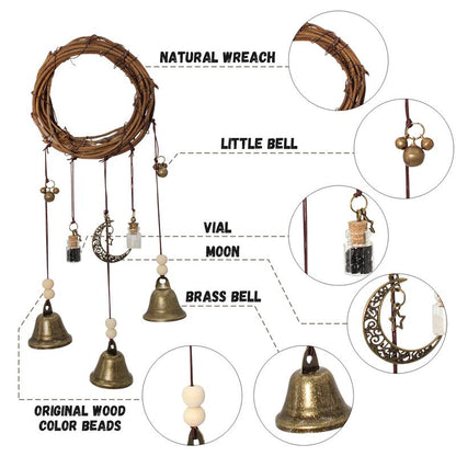Last Day 49% OFF 🧙‍♀️🔔 Handmade Witch Bells for Home Protection