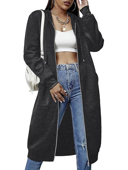 This Week Only!🔥Women Casual Zip up Fleece Hoodies