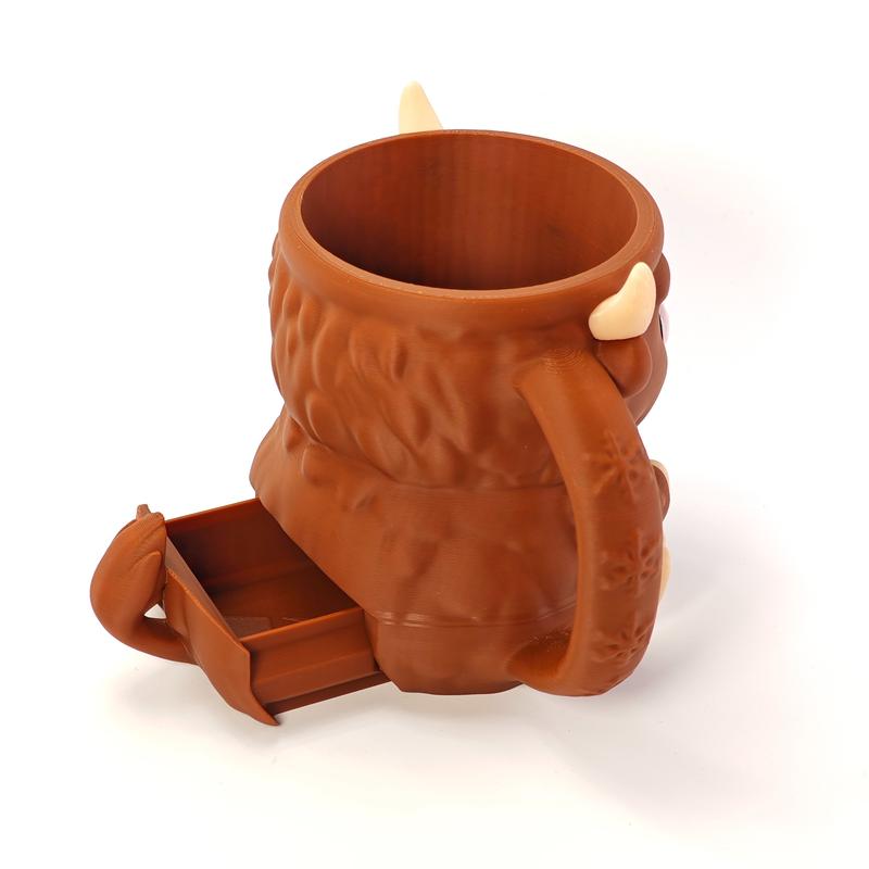 🔥Highland Cow Ice Cream Pint Holder Rack